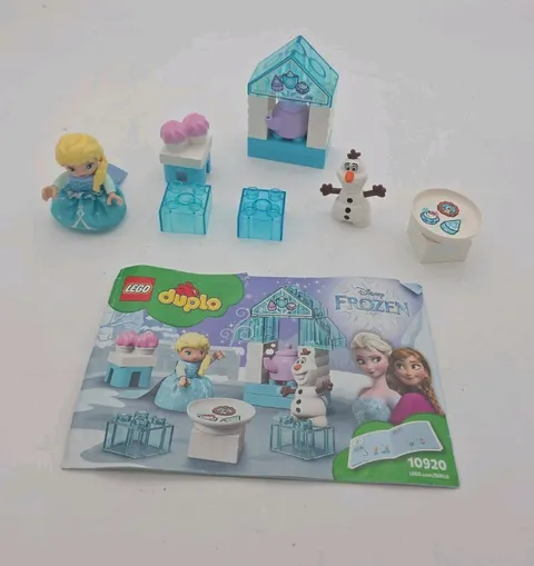 Lego Duplo Disney Frozen Set 10920 Incomplete with Elsa & Olaf Manual