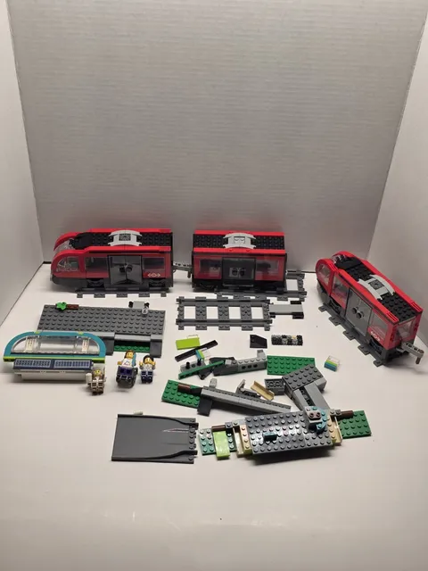 LEGO City 60337 Express Passenger Train Incomplete Set No Electronics Track