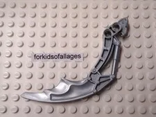 LEGO Bionicle Weapon 50908 Visorak Fang w/2 Pin Holes Keelerak Pearl Light Gray