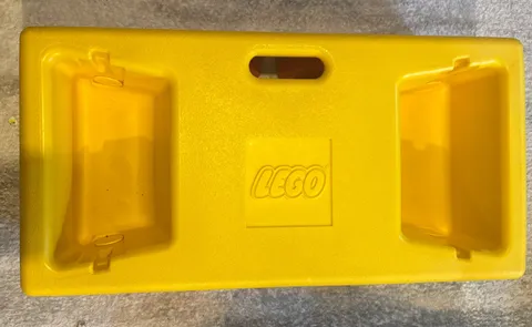 Vintage 1994 LEGO Fold Up Storage Table ~ Yellow Red . Beautiful Condition
