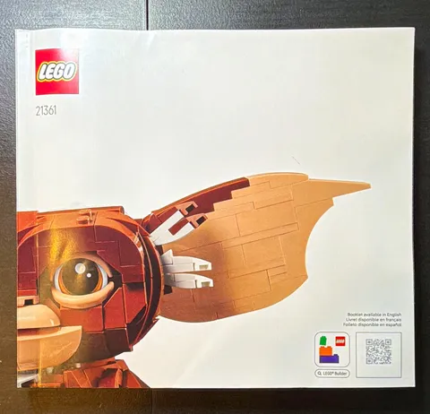 LEGO Ideas Gizmo 21361 Manual Booklet Illustrated English/French/Spanish 2025