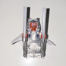 LEGO Star Wars Custom Ahsoka Tano the White Minifigure with 2 Lightsabers