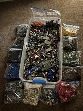 LEGO Bulk Lot Assorted Mixed Bricks Pieces Parts Multicolor Plastic Bags