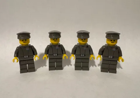 LEGO Star Wars Imperial Officer Minifigure Lot x4 sw0046 7201 Final Duel II NEW