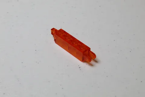 LEGO Legends of Chima Trans Orange Hinge Brick # 30387