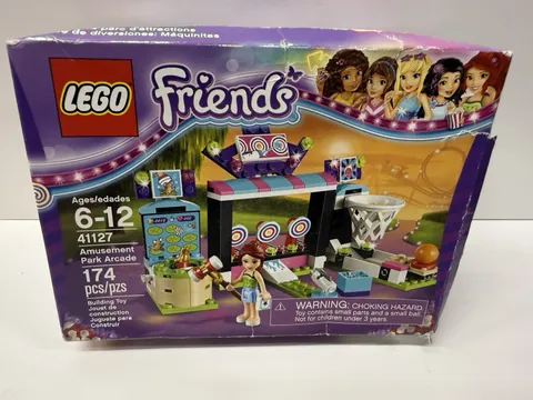 LEGO 41127 FRIENDS ~ Amusement Park Arcade ~  NISB Retired Mia  Basketball  Frog
