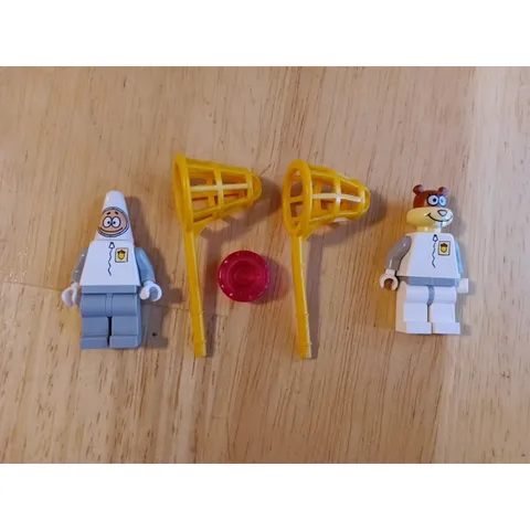Lego Patrick Star And Sandy C Astronaut bob013 SpongeBob SquarePants Mini Figure