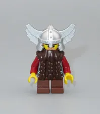 LEGO Castle Dwarf beard helmet wings Fantasy Era minifigure 852702