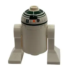 LEGO Star Wars Minifigure Astromech Droid White with Dark Green Dome Blank Body