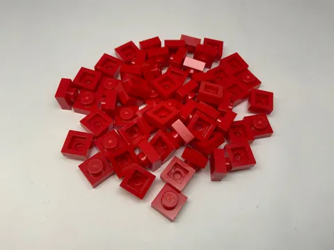 LEGO 1X1 Red Brick 3024 59Pcs