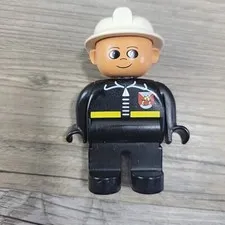 Lego Duplo Firefighter Figure Fireman Fire Man Piece 4555