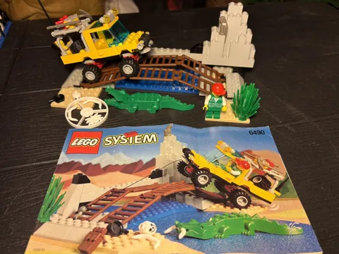 LEGO Town Outback 6490 AMAZON CROSSING~100% complete with Instructions