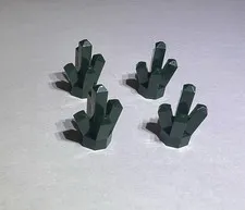 Lego Lot Of 4 Earth Green Rock Rocks Crystals Crystal New City Mine Gem Stone