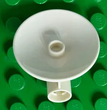 Lego DUPLO Satellite Dish Radar White