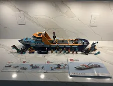LEGO City Arctic Explorer Ship 60368 815pc Incomplete Set Manuals No Box