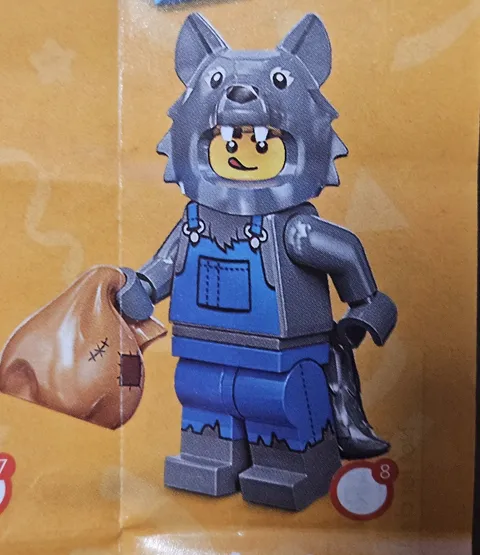 NEW LEGO Series 23 Authentic Minifigure Minifig 71034 Wolf Boy Costume