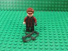 Lego Hawkeye Minifigure Marvel Avengers Age of Ultron 76030 76042 sh0172 KK37