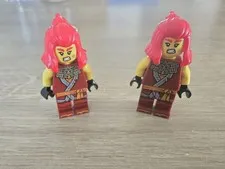2x Ninjago Wyldfyre njo0923 - Dark Red Tunic LEGO