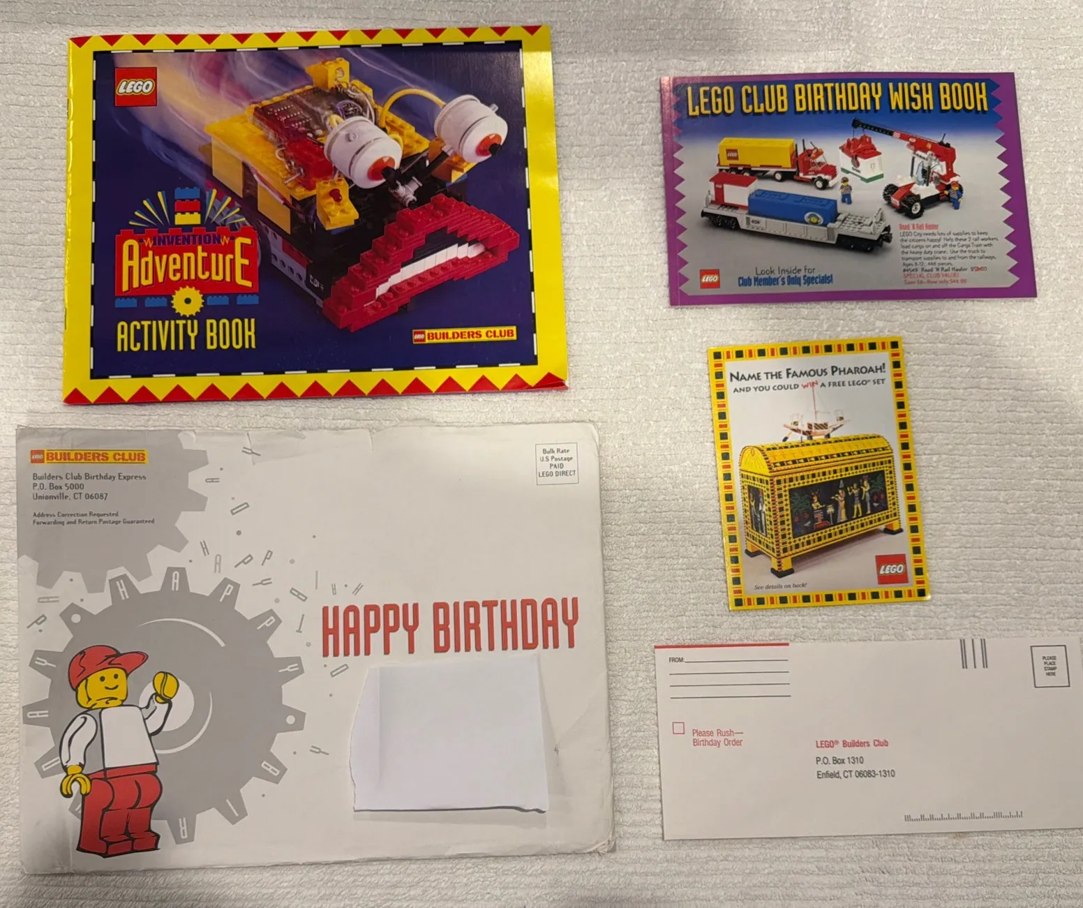 Lego Invention Edition Lego Builders Club Birthday Parcel