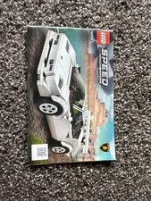 LEGO SPEED CHAMPIONS Lamborghini Countach 76908 Manual ONLY 