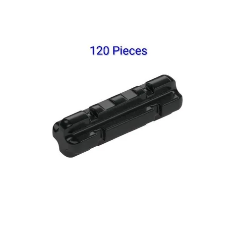 Lot of 120 Lego Black 2M CROSS AXLE w/GROOVE 4109810 Bulk