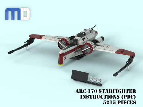 LEGO® UCS ARC-170 Starfighter MOC - Digital Instructions Only (PDF)!