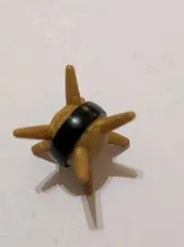 LEGO 85582pb01 Bionicle Thornax Fruit Spiked Ball Black Band Pearl Gold G2