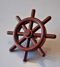 Lego Pirate Ship Brown Boat Wheel 
