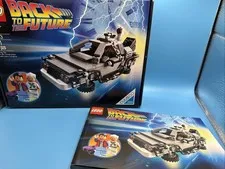 Lego Back to the Future Delorean 21103 (Empty Box and Instructions Booklet Only)