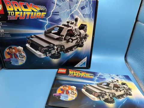Lego Back to the Future Delorean 21103 (Empty Box and Instructions Booklet Only)