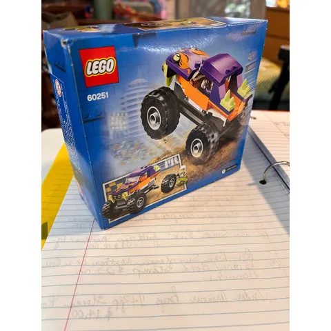LEGO City Monster Truck 60251 Playset Building Toy 55 Pieces Kids Age 5