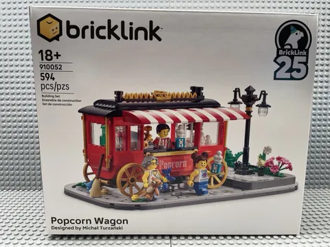 LEGO. BrickLink Designer Program. Popcorn Wagon (910052). New. Sealed Box.