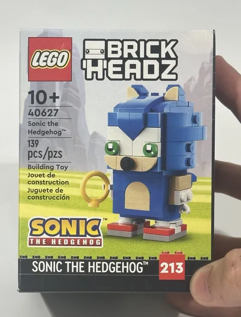 LEGO 40627 SONIC THE HEDGEHOG 213 Brick Headz 139 Pieces New Sealed NIB Retired
