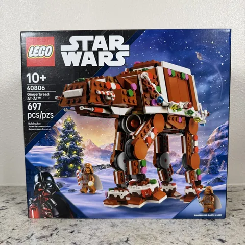 LEGO Star Wars Gingerbread AT-AT Walker 40806 Build & Box Only No Minifigure