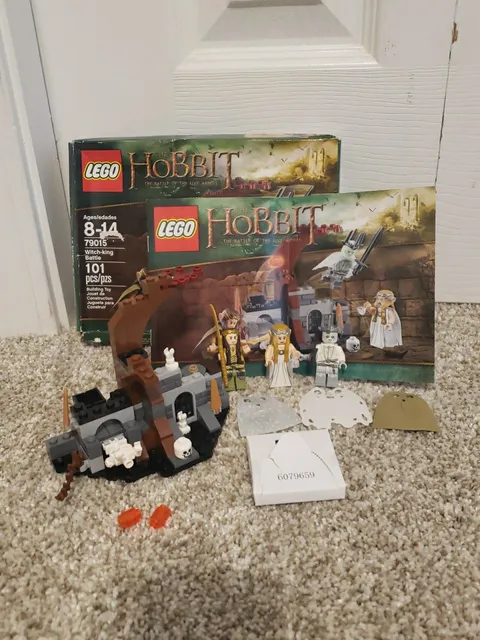 Lego Hobbit 79015 Witch-king Battle 100% Complete With Box And Manual