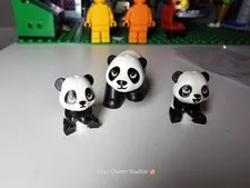 Lego 112407 111383 Friends Momma & Cubs Pandas Lot Of 3