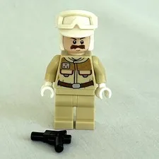 Lego Star Wars - Rebel Officer Minifigure - 75098 - sw0728 - UCS Tan Uniform