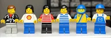 LEGO 6394 - Classic Town Gas Station Metro Park & Service Tower MINIFIGURES ONLY