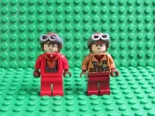 Lot 2 Lego Naboo Fighter Pilot Minifigures Star Wars 75092 sw0641 7877 9674 FP44