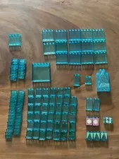 LEGO Trans Light Blue Panel Window Lot 108 Pieces Mixed Sizes Wall Panels OEM