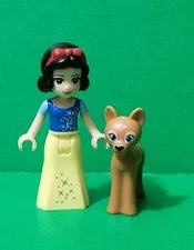 LEGO Snow White Minifigure Disney Princess dp043 10738 Blue Sleeves Deer Figure