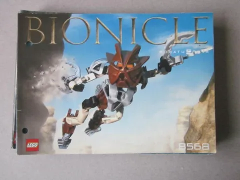 Lego Building Instructions Instruction Bionicle 8568 Pohatu Nuva