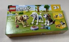 NEW LEGO CREATOR: Adorable Dogs 31137 3-in-1 Puppy Building Kit Sealed