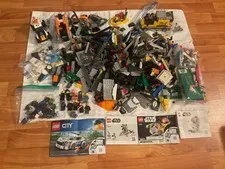 LEGO Bulk Lot - Minifigs, Parts, Pieces ,Incomplete Sets,Some Manuals,5 Lbs