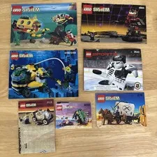 Lego System Instructions Lot 6442 6150 6889 6716 5918 6258