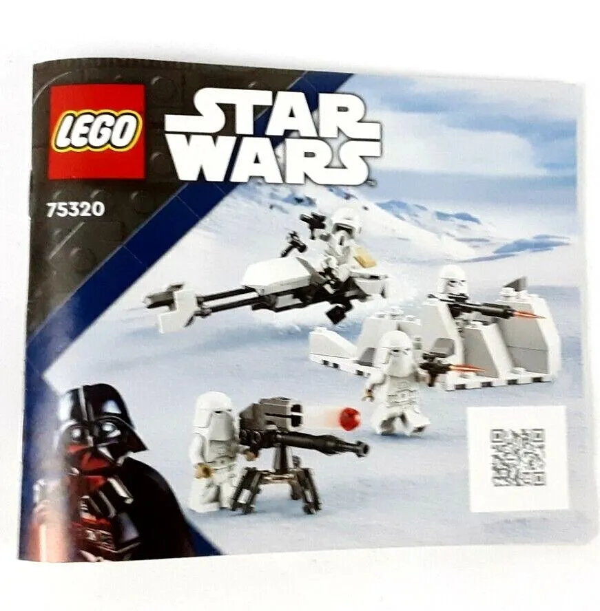 LEGO® Star Wars™ Snow Trooper Battle Pack 75320-1 Instruction Manual Booklet