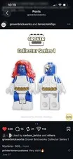 LEGO Marvel Comics Mr J Grover Bricks Custom Marvel X-Men Mystique Minifigure