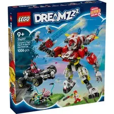 LEGO® DREAMZzz™ 71497 Cooper's Tiger-Mech And Zero's Hot Rod Car