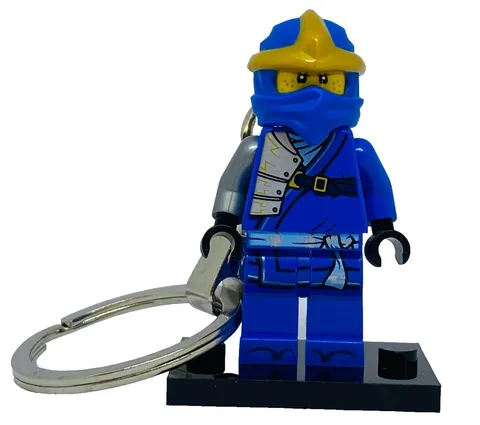 Lego Jay Dragon Ninja Ninjago Keychain & lovely present box - J8