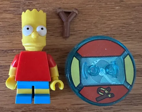 LEGO Dimensions BART SIMPSON minifigure with disc
